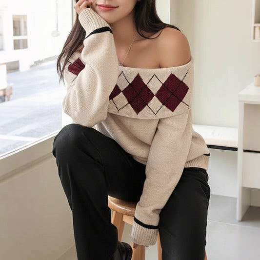 Off-the-shoulder Sweater