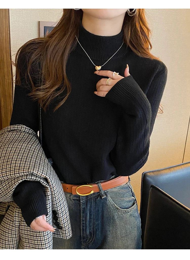 Velvet Glow Turtleneck