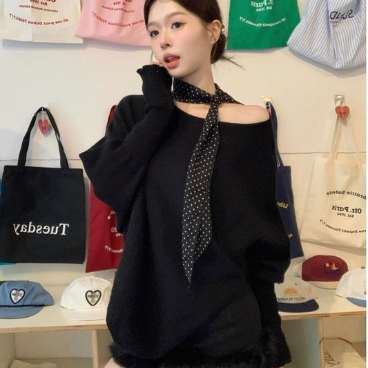 Irregular Knitwear Top