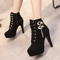 Round Toe High Heels