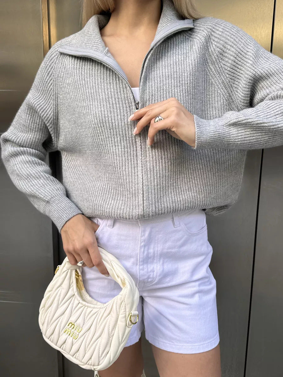 Zippered Commuter Sweater