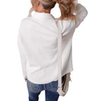 Loose Long-Sleeve Blouse