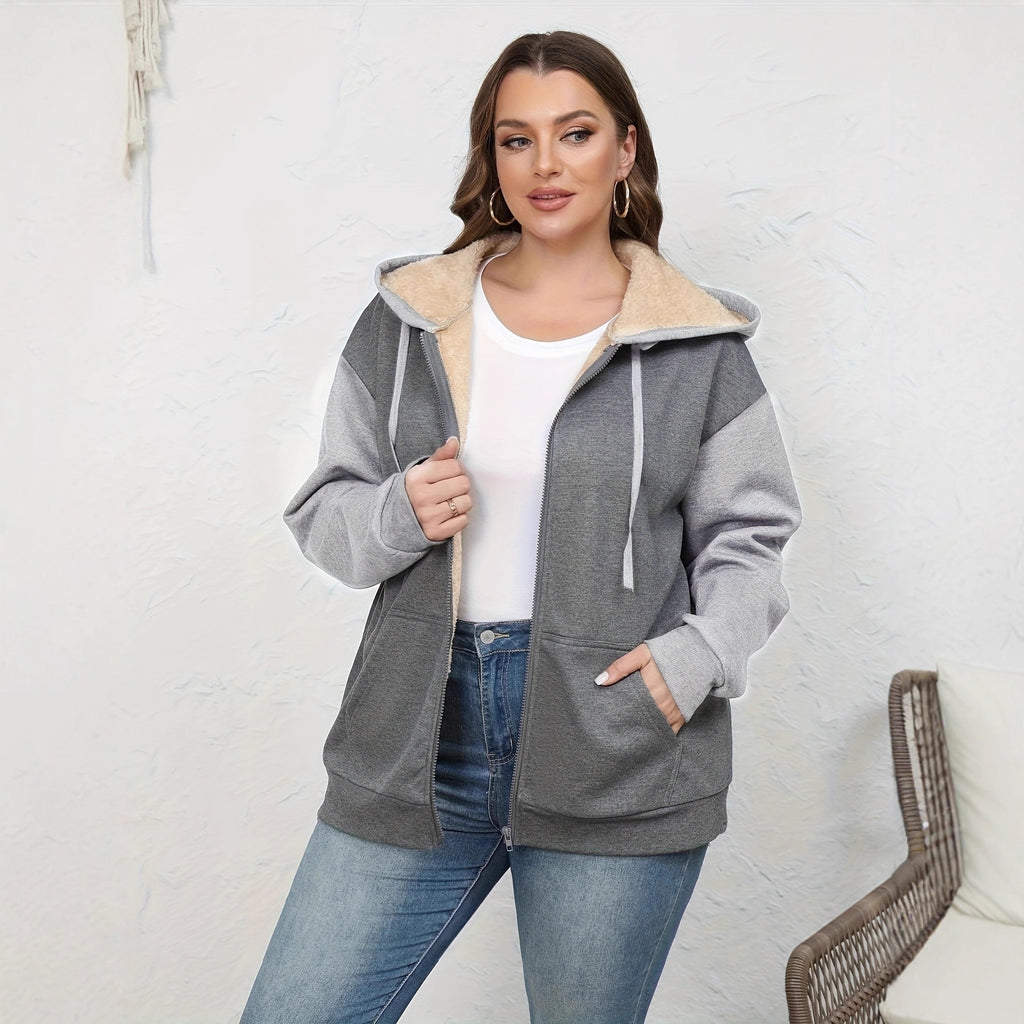 Fleece Hooded Jacket
