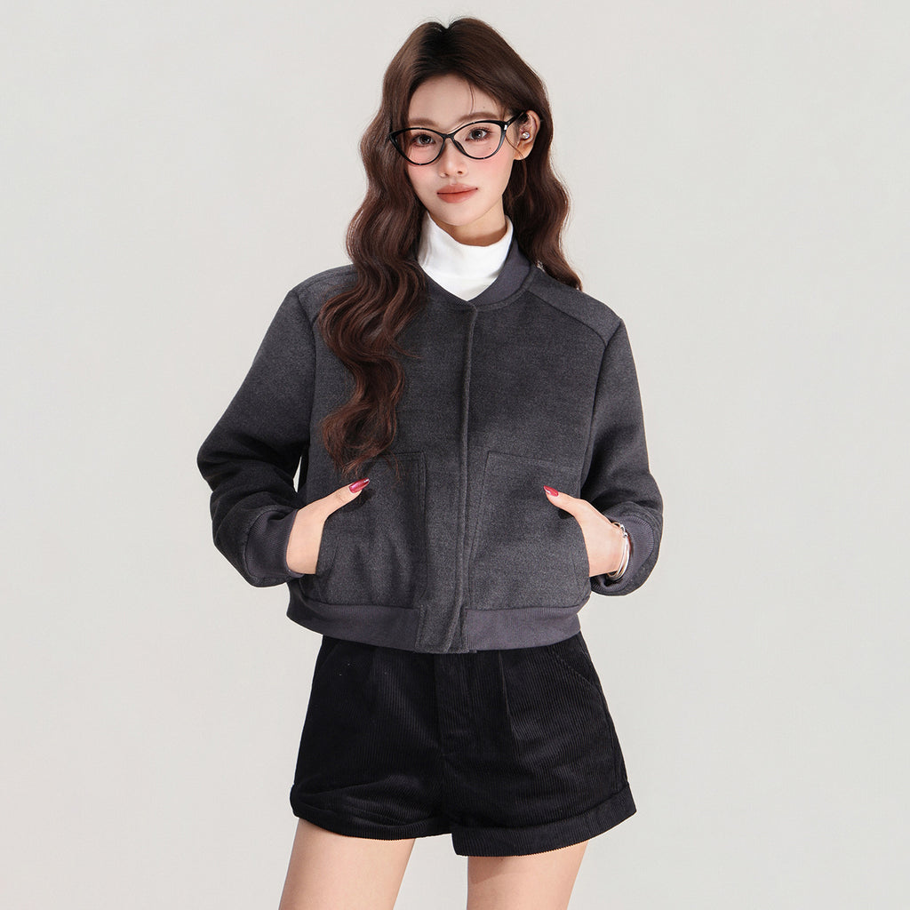 Heather Gray Casual Jacket