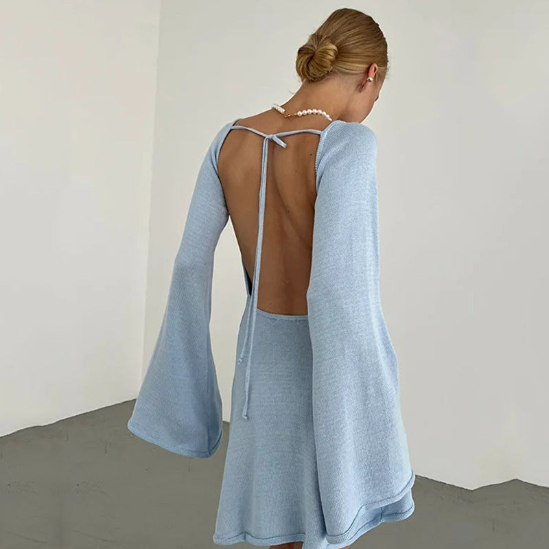 Loose-fitting Backless Dress