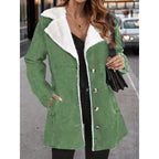 Plush Mid-Length Coat