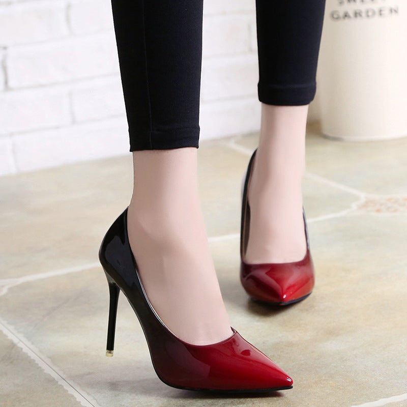 Color Block Heels