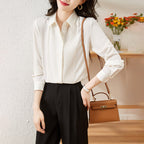 Pleated Chiffon Shirt