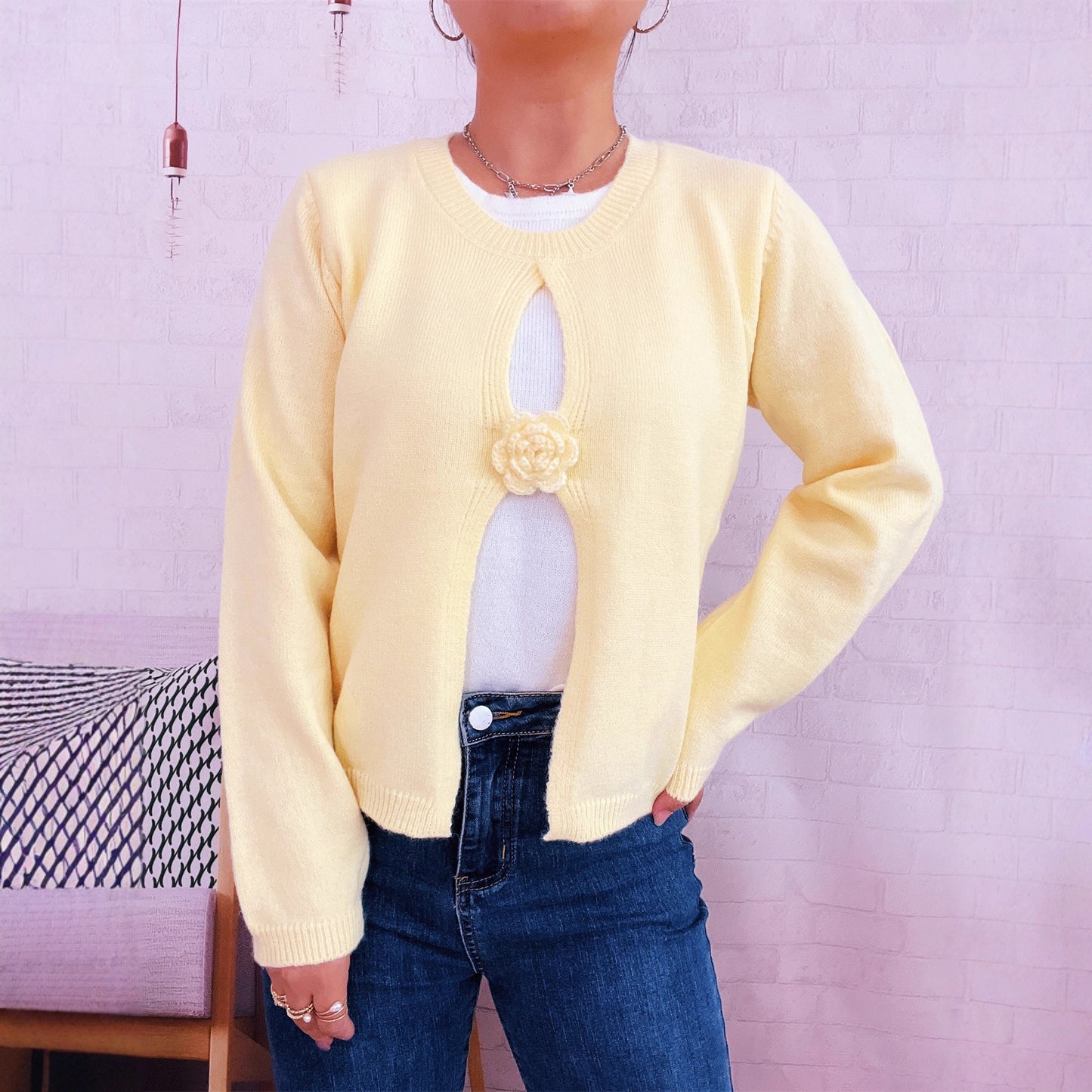 Fake Two-piece Sweater