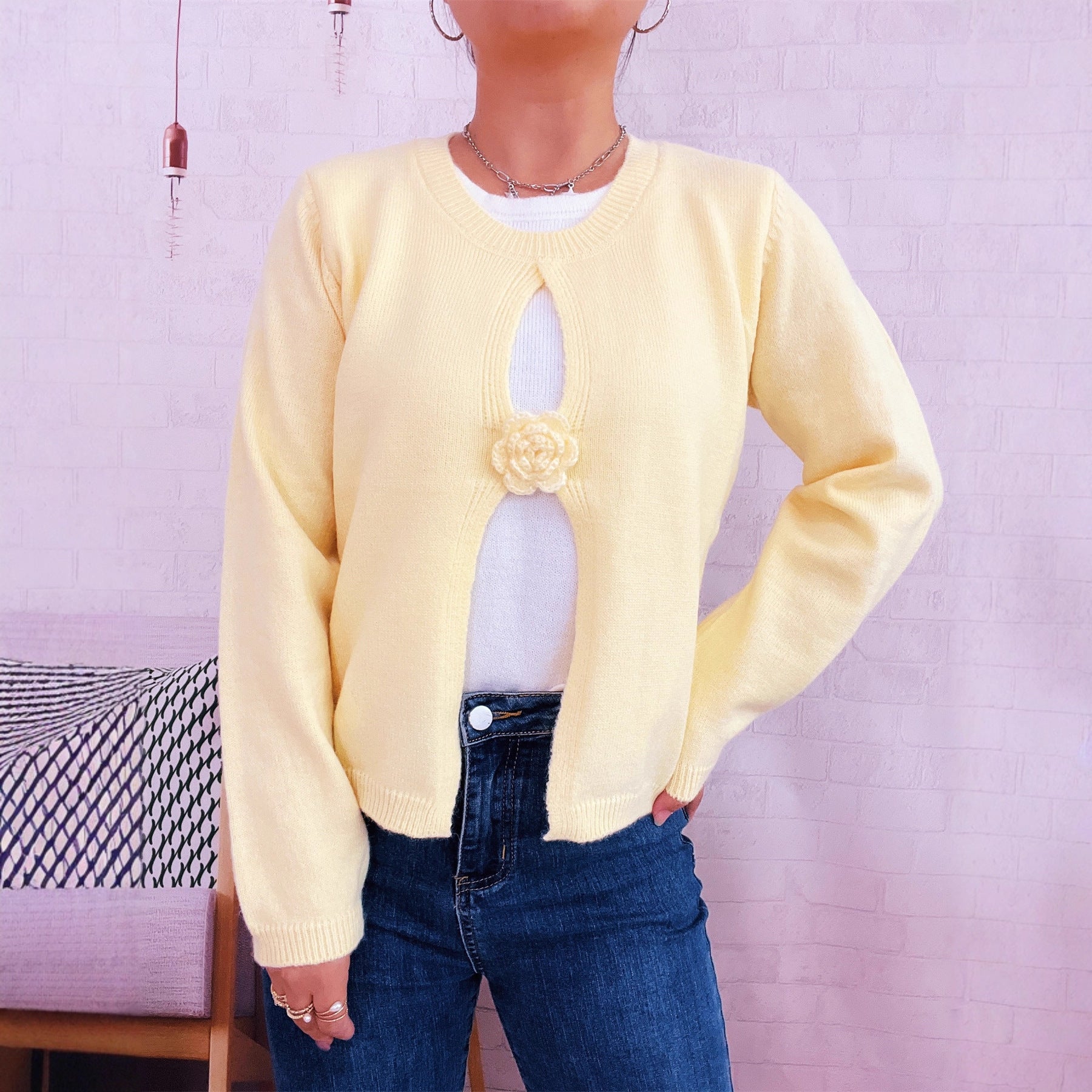 Floral Mori Pullover