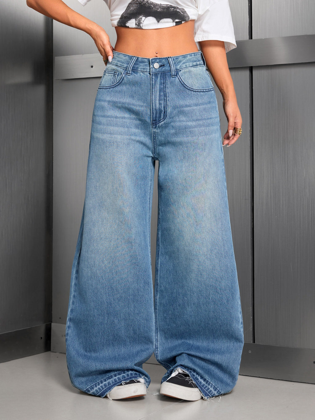 High-Street Vintage Denim Jeans