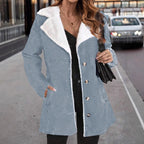 Plush Mid-Length Coat
