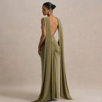 Figure-hugging Backless Dress