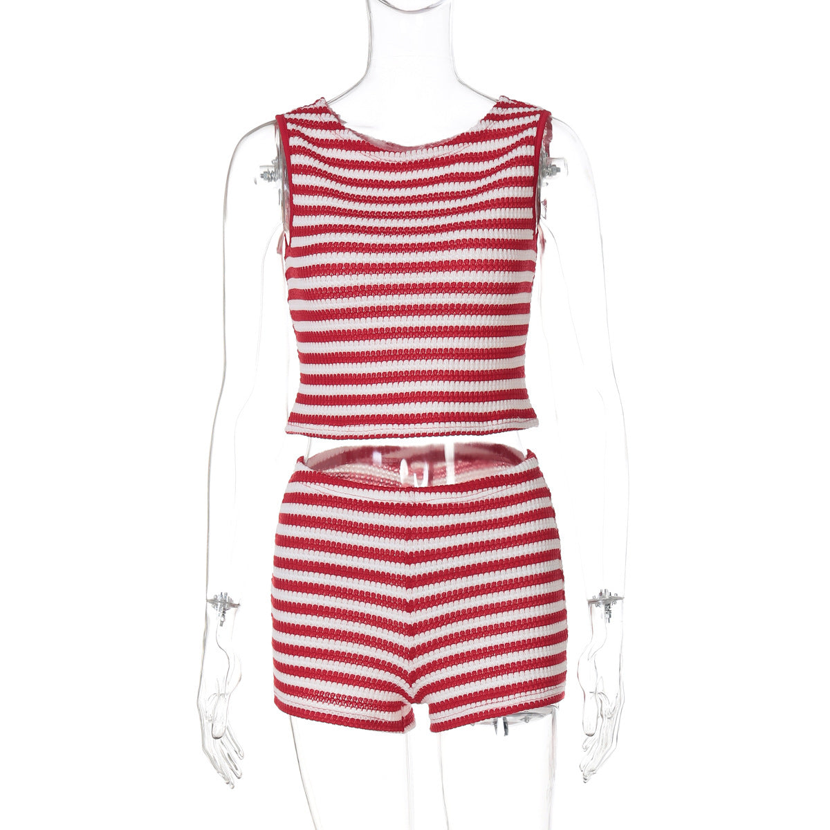 Polyester Striped Set