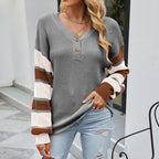 Striped Open-front Sweater