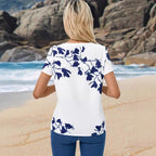 Round-Neck Short-Sleeved