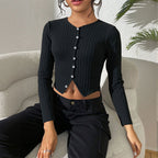 Black Belly-Baring Top