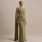 Figure-hugging Backless Dress