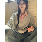 Color Block Pullover