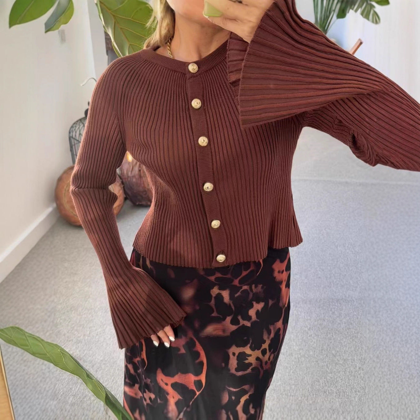 Knitted Versatile Sweater