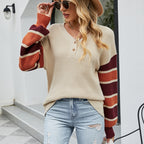 Striped Open-front Sweater