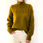 Braided Turtleneck Sweater