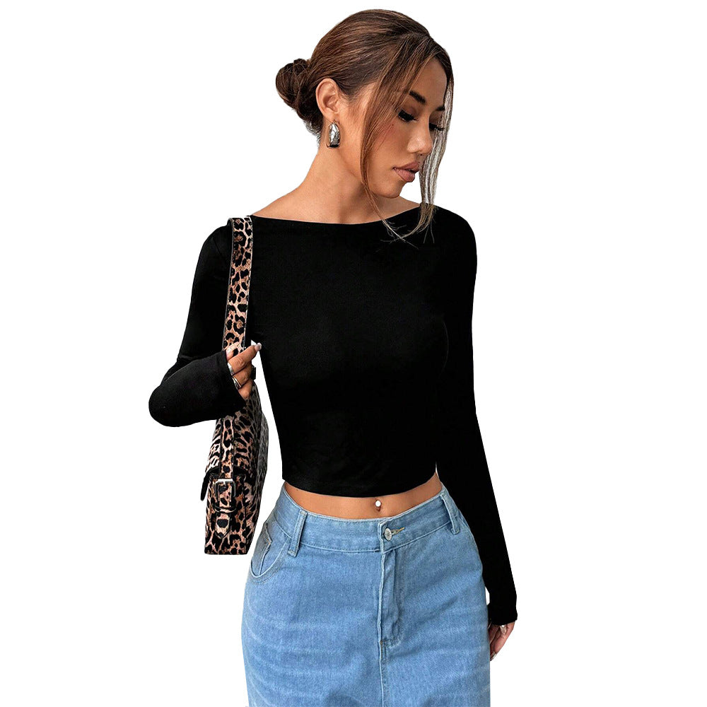 Backless Design Short Top