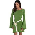 Loose-fitting Backless Dress