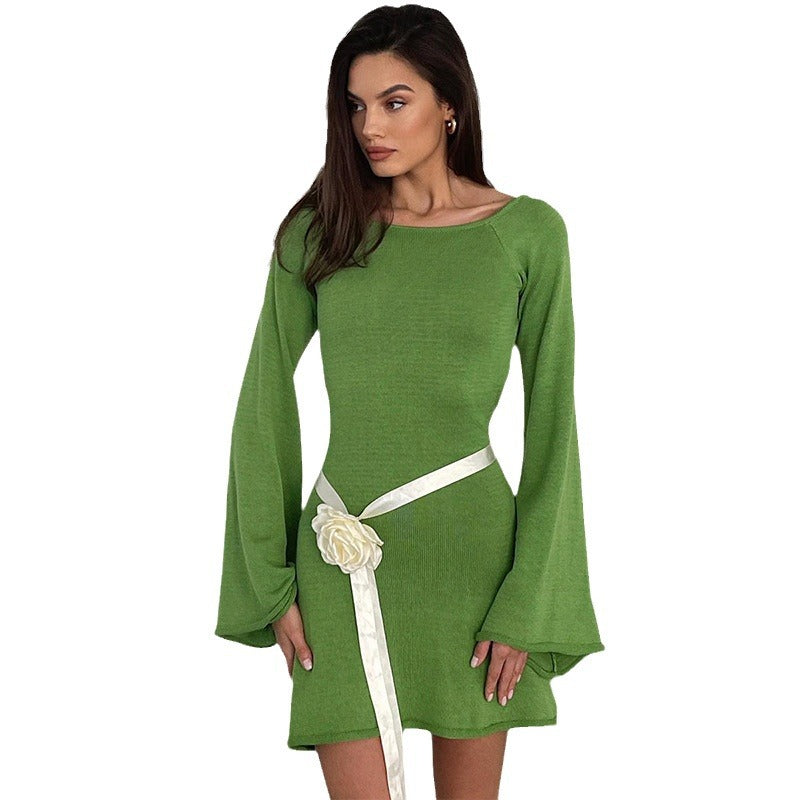 Loose-fitting Backless Dress