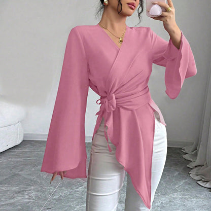 Mature-Style Satin Top