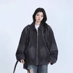 Raw Edge Denim Jacket