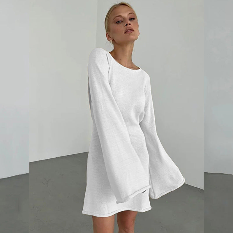 Loose-fitting Backless Dress