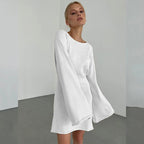 Loose-fitting Backless Dress