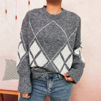 Diamond Knit Sweater