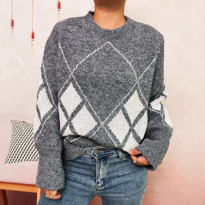 Diamond Pattern Sweater