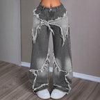 Retro Star Patchwork Jeans