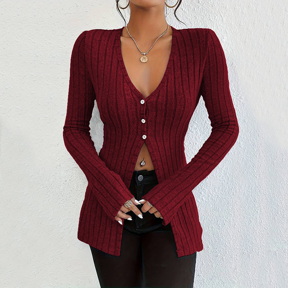Slim Crop Cardigan