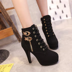 Round Toe High Heels