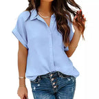 Turn-Down Collar Top