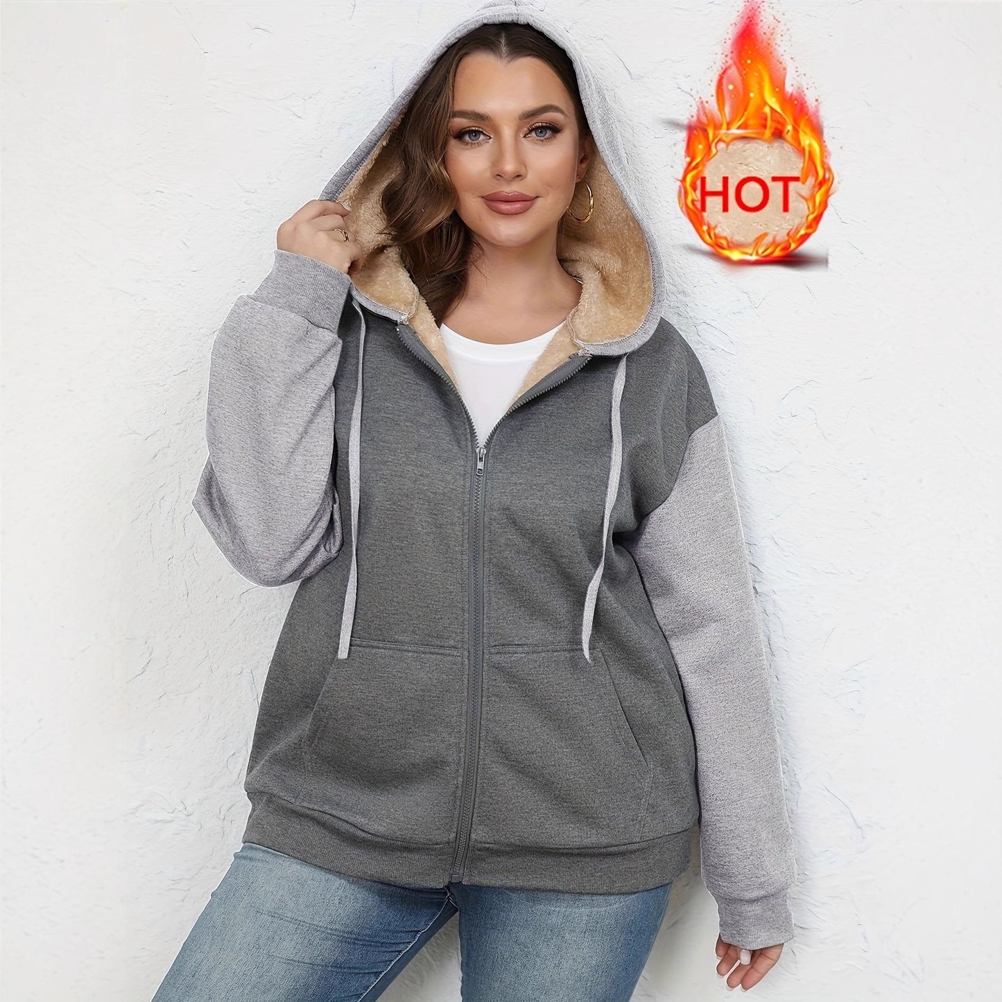 Fleece Hooded Jacket