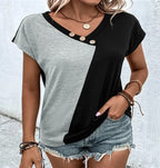 Casual Short Sleeve Top