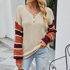 Striped Open-front Sweater