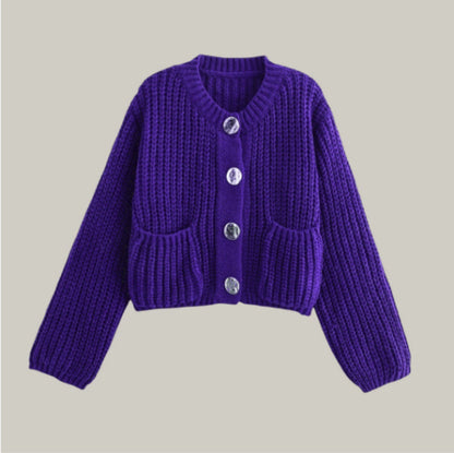 Pocket-Button Knitted
