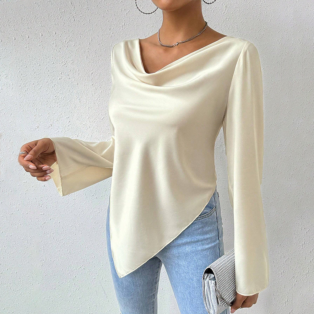 Slim Apricot Pullover