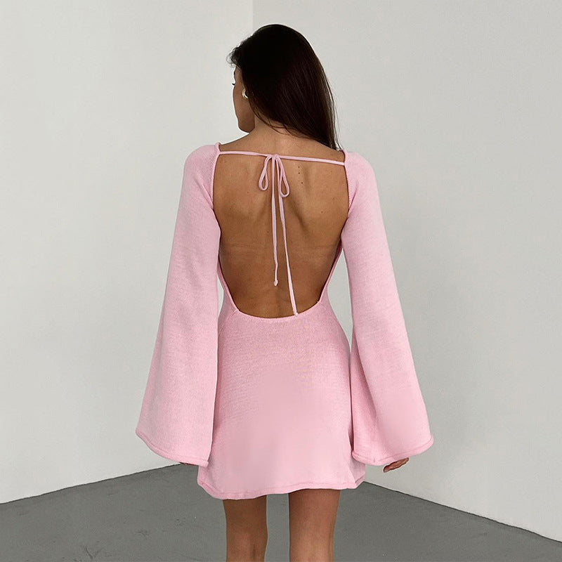 Loose-fitting Backless Dress
