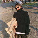 Twisted High-Neck Sweater