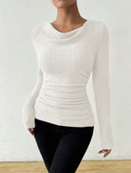 Bell-Sleeve Pullover