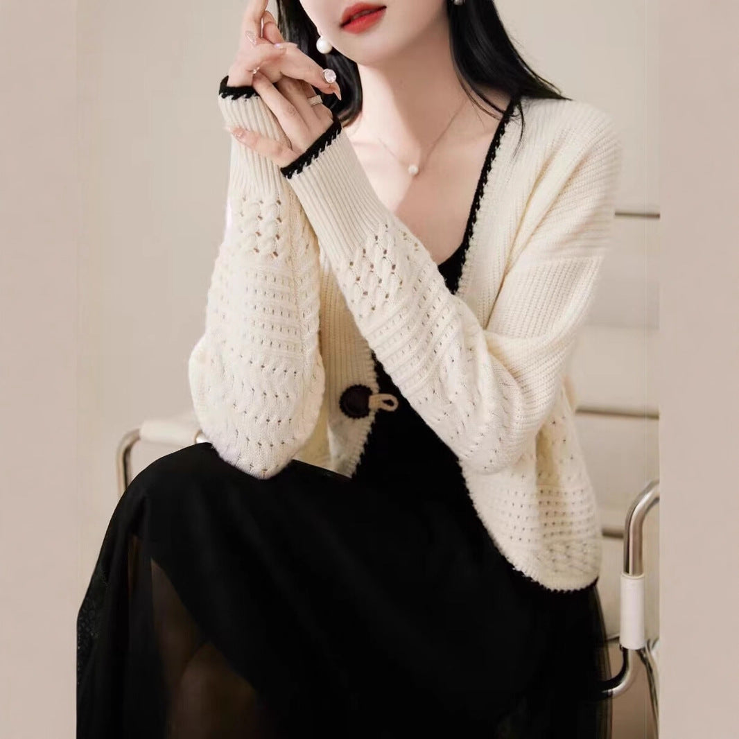 Color-Block Cardigan