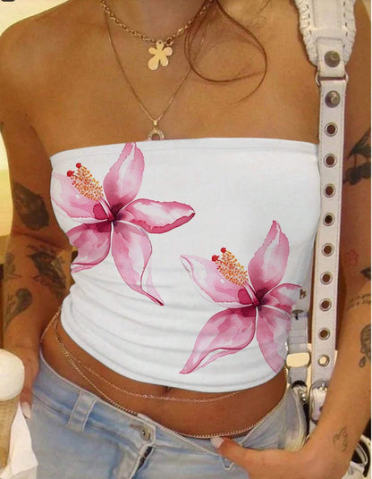 Sleeveless Floral Print