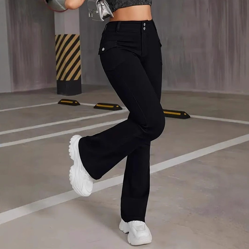 Elastic  Slim-Fit Jeans